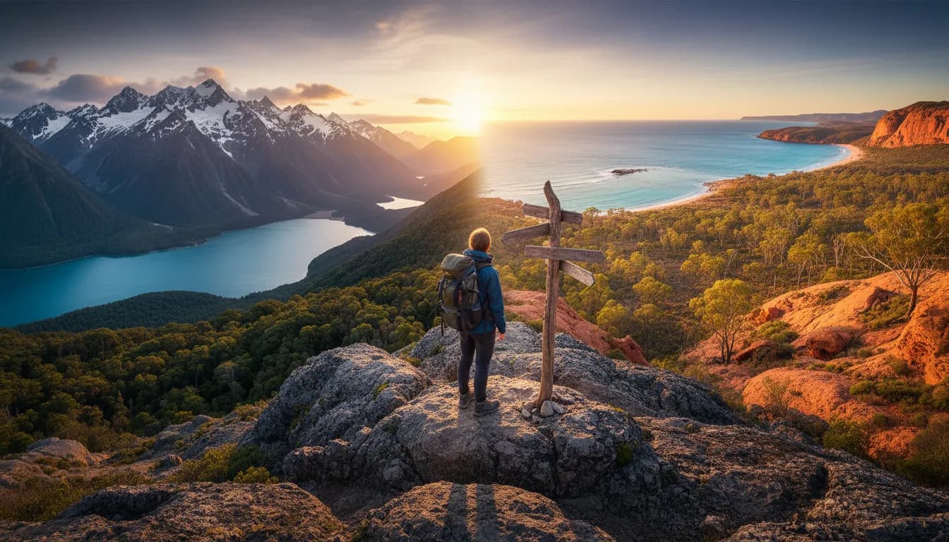 Combined New Zealand and Australia travel itinerary